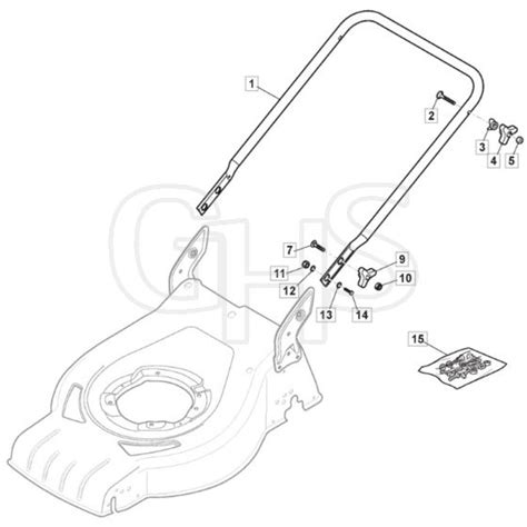 Sp Mfr Mountfield Rotary Mower Lower Handle