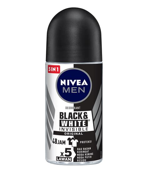 NIVEA MEN INVISIBLE FOR BLACK WHITE DEODORANT ROLL ON