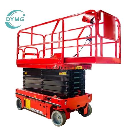 Dymg Mini 3m 4m 6m Self Propelled Scissor Lift Electric Scissor Lift