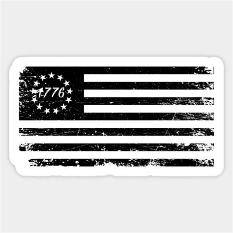 USA Flag 1776 - Usa - Sticker | TeePublic