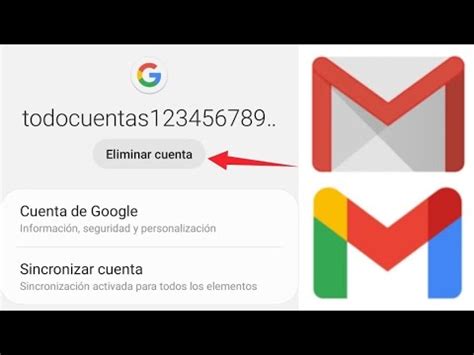 Cómo Eliminar Quitar o Desvincular una Cuenta de Correo Gmail en