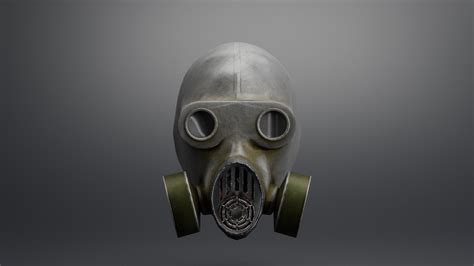 ArtStation - Gas mask STALKER ubludok Low-poly 3D model | Game Assets