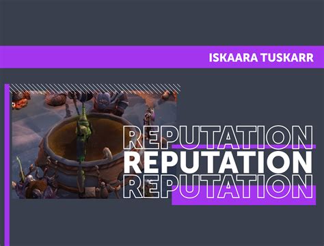 Iskaara Tuskarr Reputation Leveling WoW Rep Boost LFCarry