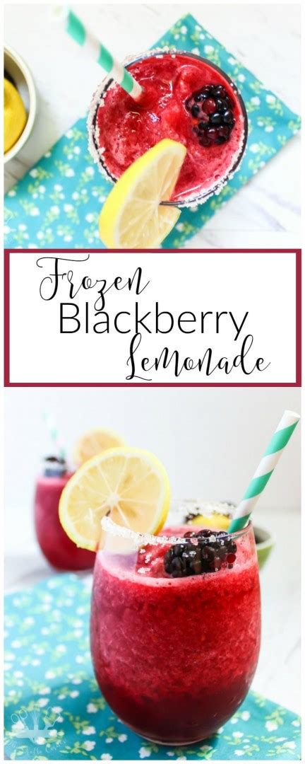 Frozen Blackberry Lemonade Domestically Creative