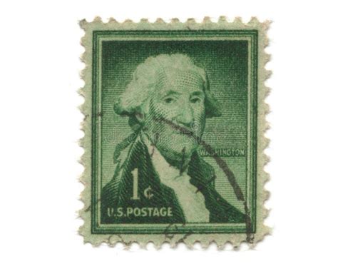 Old Postage Stamp From USA One Cent Editorial Image Image Of