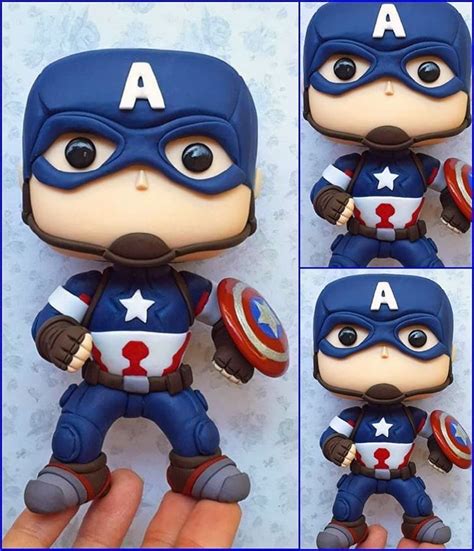 バルバラ 職人 🏻🎌 No Instagram “captain America 🇺🇸 Arte Em Biscuit 👩🏻‍🎨