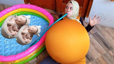 Minum Air Kolam Mama Kembung Jadi Buncit Melahirkan Bayi