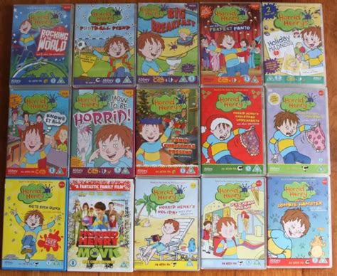 Horrid Henry Best Of Dvd Collection 15 Different Dvds Bundle Joblot