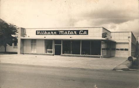 Hilburn Motor Company Sherman Tx Postcard