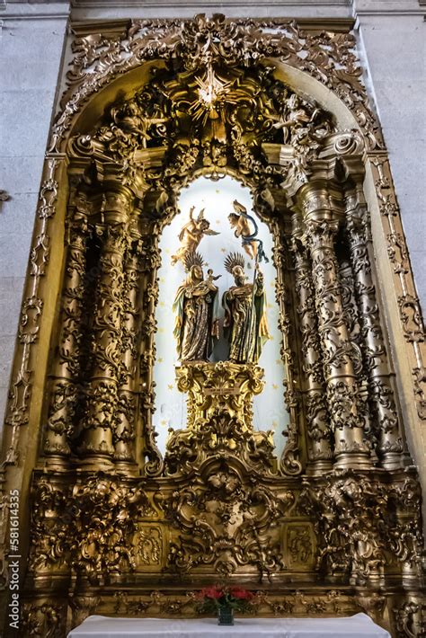 Interior Of Porto Church Of The Carmelites Igreja Dos Carmelitas