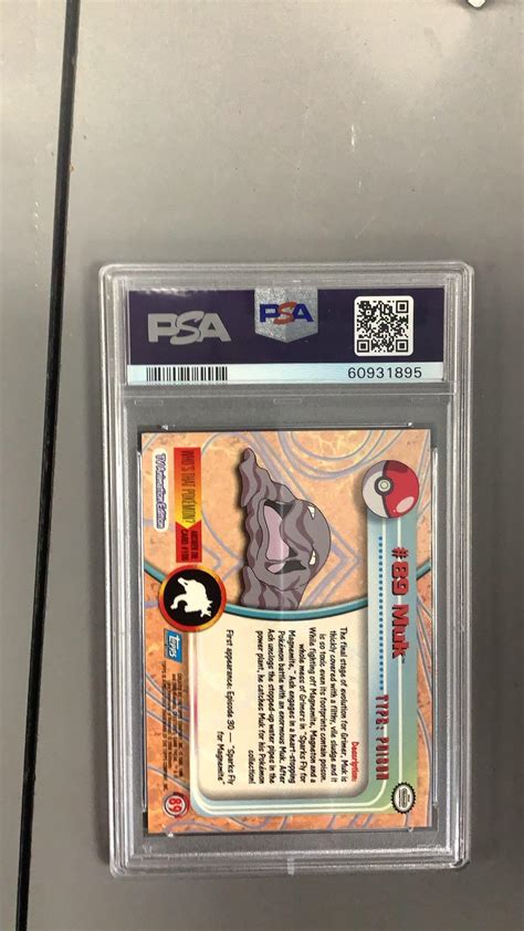 2000 Topps Pokemon Tv Animation Series 2 89 Muk Foil PSA 9 GameStop