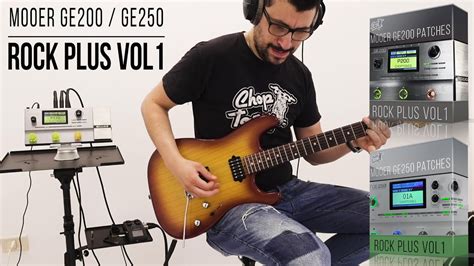 Mooer GE200 GE250 Patches Rock Plus Vol1 Playthrough MNRS