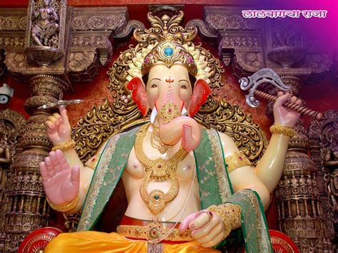 Ganpati Bappa Lalbaug Hd Desktop Wallpapers Wallpaper Cave