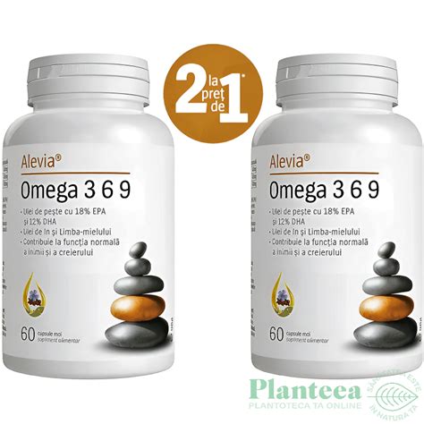 Pachet Omega369 2x60cps Alevia Pret 73 9 Lei Planteea