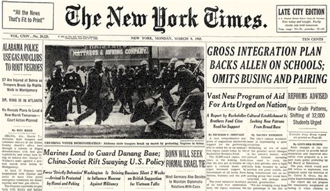 1965 A Half Century Of Civil Rights Coverage Begins The New York Times