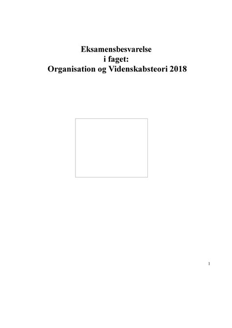 Prøveeksamen 2018 Spørgsmål Og Svar Eksamensbesvarelse I Faget