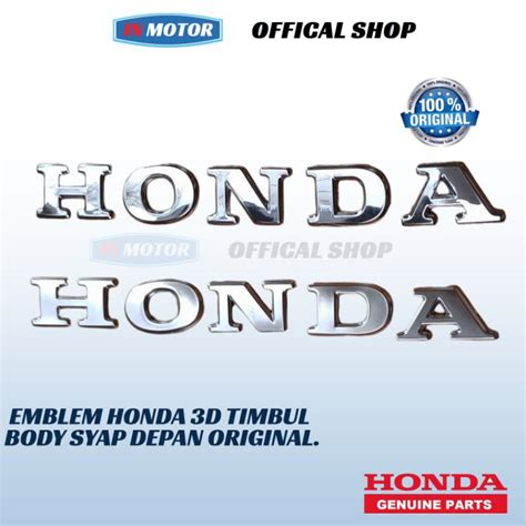 Jual Emblem Honda Mm D Timbul Original Vario Adv Beat Scoopy