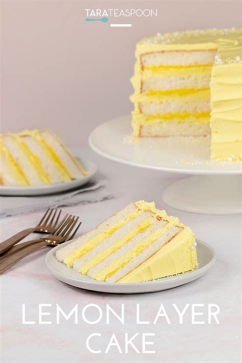 Easy Lemon Layer Cake With Homemade Lemon Frosting Tara Teaspoon