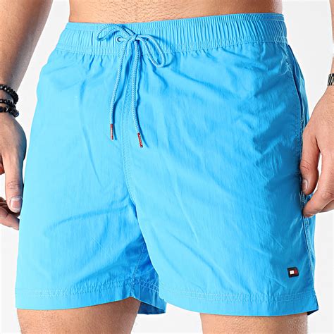 Tommy Hilfiger Short De Bain Medium Drawstring 2041 Bleu Clair