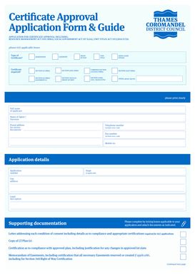 Fillable Online Tcdc Govt Certificate Approval Application Form Guide