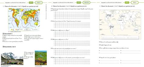 Séquences autour du monde population climat etc Orphéecole