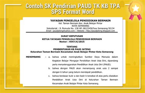 Detail Contoh Sk Pendirian Sekolah Koleksi Nomer 27