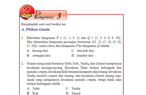 Kunci Jawaban Matematika Kelas 8 Halaman 127 Homecare24