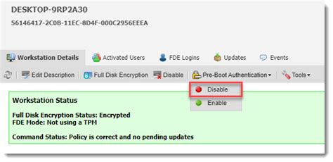 Kb7192 Enable Or Disable Full Disk Encryption Pre Boot Authentication