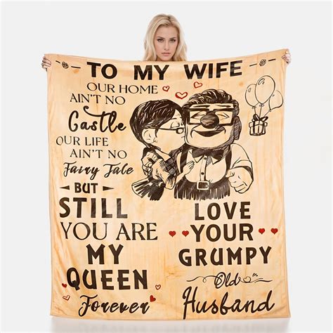 To My Wife Blanket For Wife Valentine S Day T From Husband Romantic I Love You Ts For Her