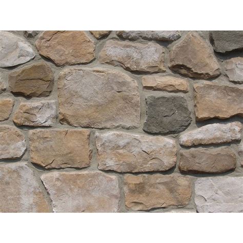 Ply Gem Stone Fieldstone 10 Sq Ft Autumn Faux Stone Veneer Stone Veneer Exterior Stone