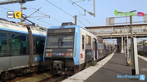 RER C Trajet en Z20500 IDFM n175A mission NORA de Saint Gratien à