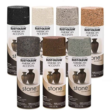 Rust Oleum American Accents Stone Textured Spray Paint Vases Pots Arts