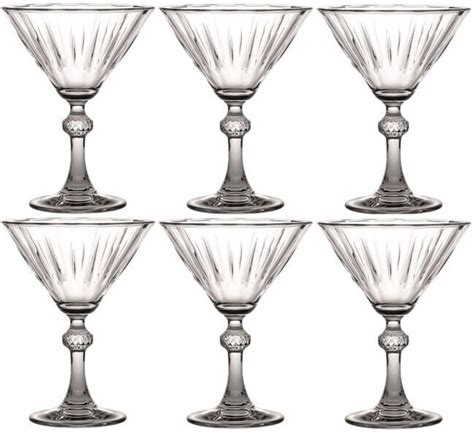 Mr Housebody Vintage Style Martini Cocktail Glasses