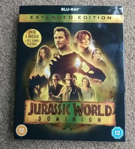 Jurassic World Dominion Blu Ray With Slipcase Picclick Uk