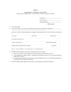 Fillable Online Gnb FORM 16 RESPONDENT S ANSWER TO APPLICATION