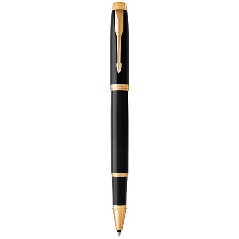 Jual Parker IM Black Gold Trim Rollerball Shopee Indonesia