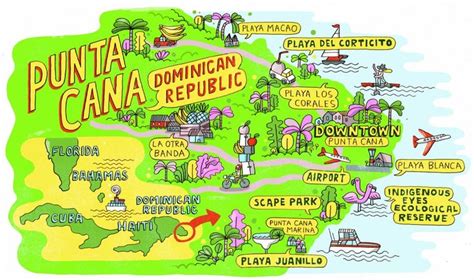 Punta Cana Punta Cana Map Punta Cana Dominican Republic Travel