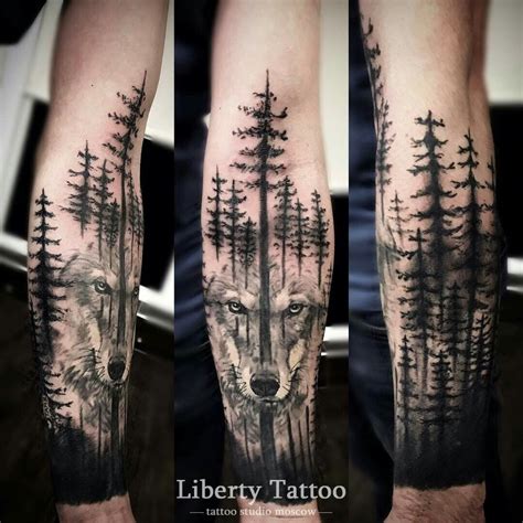 Pin by What Is Thiz on Найти Forest tattoos Wolf tattoo sleeve Tattoos