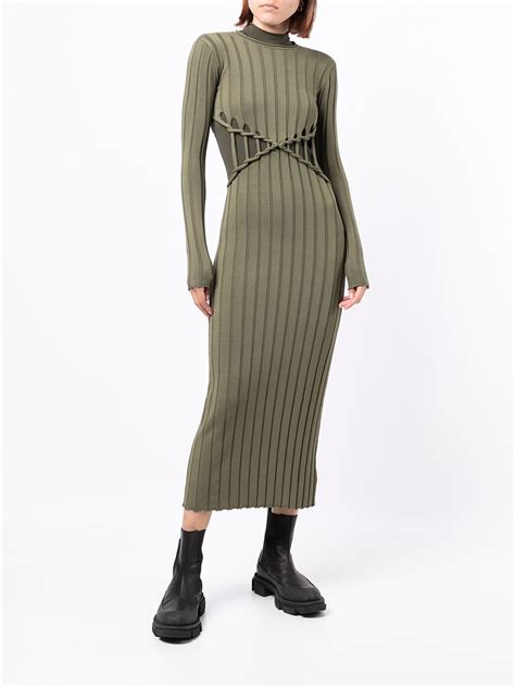 Dion Lee X Braid Reversible Dress Farfetch