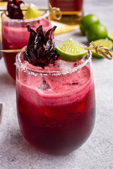 Hibiscus Margarita Margarita De Jamaica Mission Food Adventure