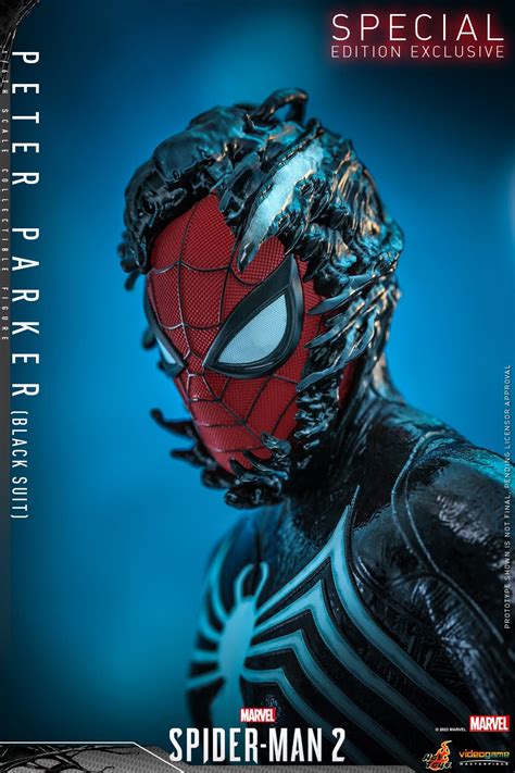 Marvels Spider Man 2 Black Suit 16 Scale Figure Revealed By Hot Toys