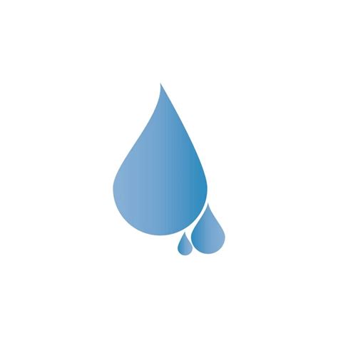 Logotipo De Gota Del Agua Vector Premium