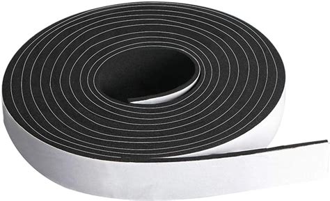 Neoprene Foam Strip Roll By Dualplex 1 Wide X 10 Long X 1 16 Thick