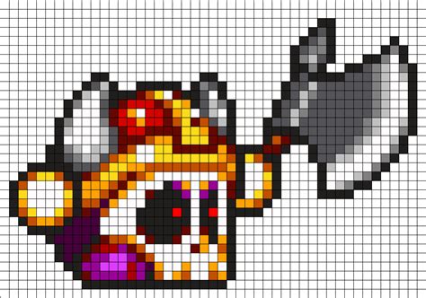 Ax Knight By Hoshinokaabi On Kandi Patterns Pixel Art Grid Perler Beads Pixel Art Templates