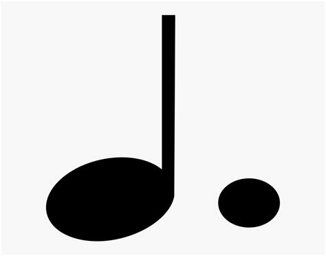 Music Clipart Quarter Note - Dotted Quarter Note Symbol , Free Transparent Clipart - ClipartKey