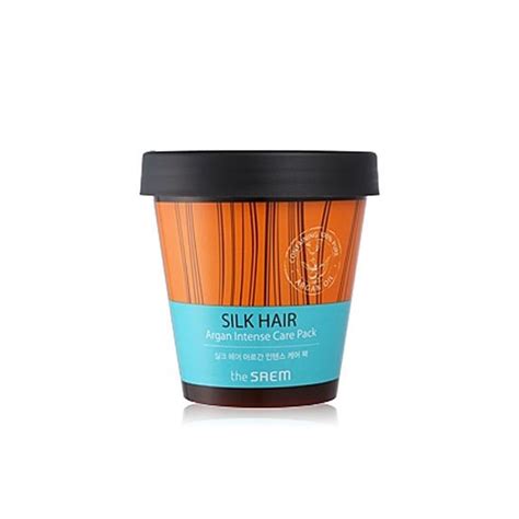 Маска для волос The Saem SILK HAIR Argan Intense Care Pack интенсивная ...