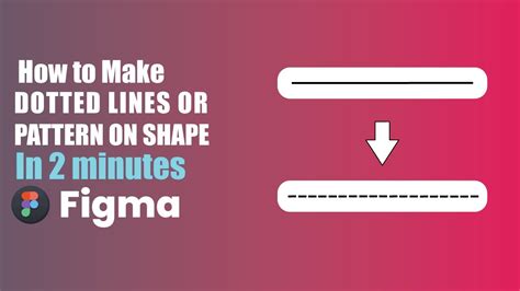 How To Make Dotted Line Pattern In Figma Minute Figma Tutorial