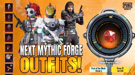 Next Mythic Forge Pubg Mobile Mythic Outfits Back Upgradeable Gun