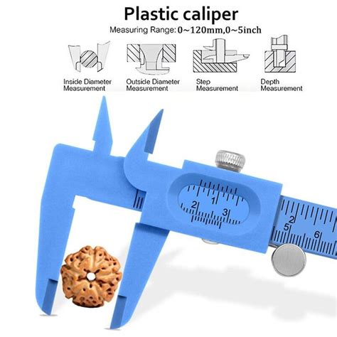 Hohe Genauigkeit 0 120mm Messschieber Kunststoff D Grandado