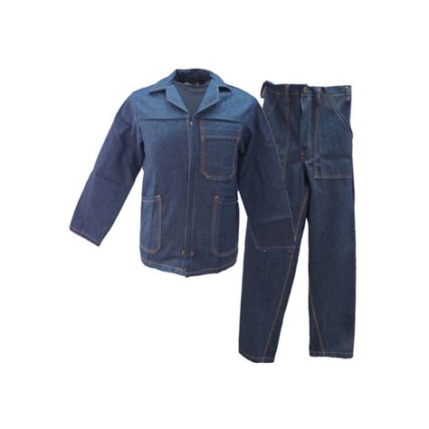 Conti Suit Denim 2 Piece Overall Safety Wear Overall Sizes 32